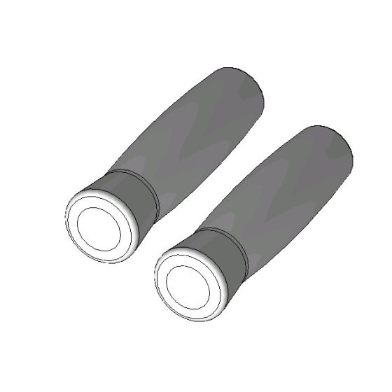 Round grip, pair