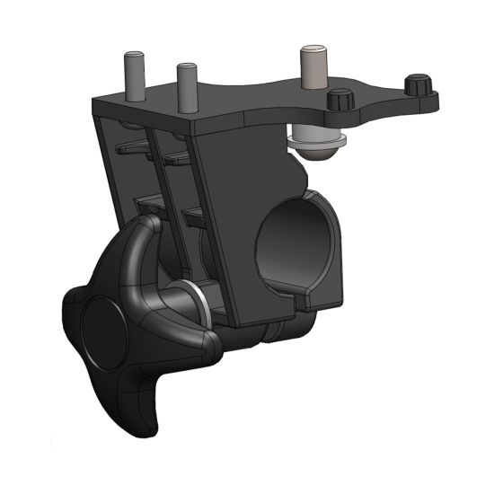 Clamp for handle, complete, right